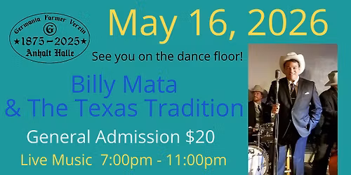 Anhalt Halle w\/ Billy Mata & The Texas Tradition