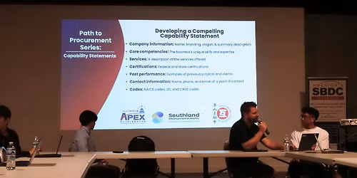 Capability Statement Workshop - Illinois APEX Accelerator at CMAA