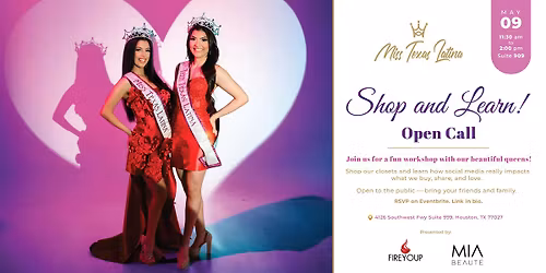 SHOP & LEARN - with Miss Texas Latina!