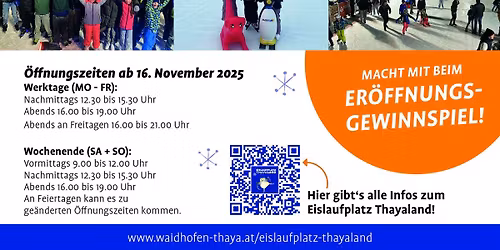 Saisoneröffnung Eislaufplatz Thayaland