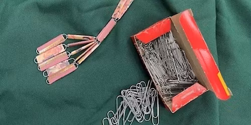 Upcycled Paper Clip Necklace