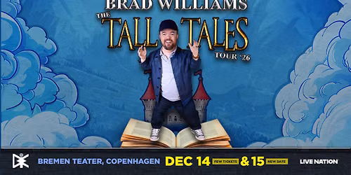 Brad Williams - The Tall Tales Tour 2026 \/\/ Bremen Teater \/\/ 14. December 2026