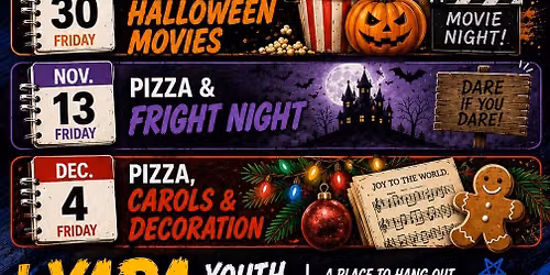Pizza, Carols, & Christmas Decoration