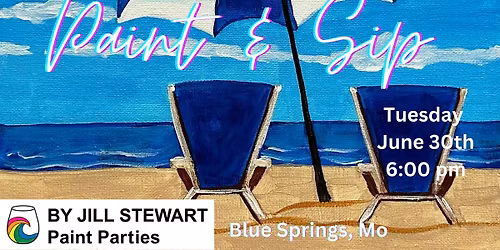 Beach Vacation Paint Party