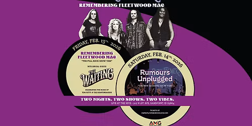 Paper Flowers "Remembering Fleetwood Mac" w\/ The Waiting - WC Kickoff