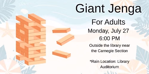 Giant Jenga for Adults