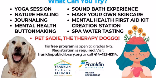 Teen Wellness Lock-In @ Franklin Public Library