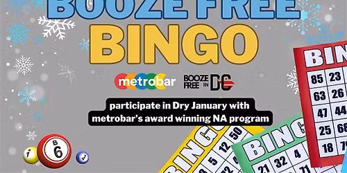 Booze Free Bingo with Booze Free in DC