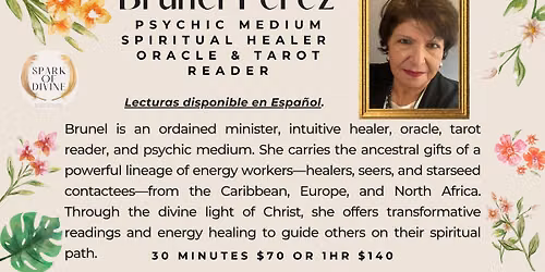Oracle\/Tarot reader and psychic medium with Brunel Perez