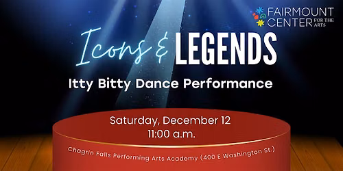 "Icons and Legends" Dance Performance, 11AM Show