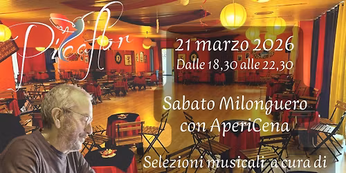 Sabato Milonguero con AperiCena in consolle Cayetano Franceschini