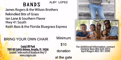 Bluegrass Show - Support Alby Lopez