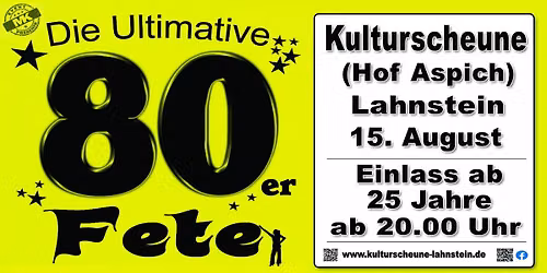 80er Fete "Das Original"