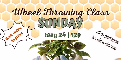 \ud83c\udfa8\ud83d\udc26 Wheel Throwing Class \u2013 Bird Rim Planter \ud83d\udc26\ud83c\udfa8