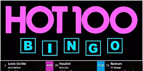 HOT 100 Bingo - Alligator Lounge