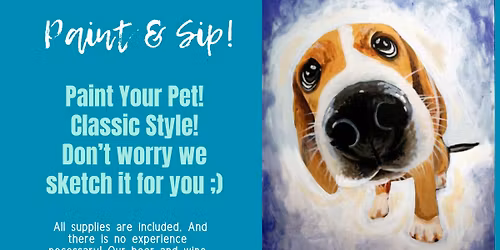 Santa Cruz County Animal Shelter FUNDRAISER ~ Paint Your Pet Classic Style