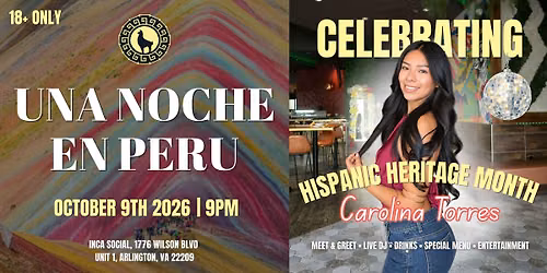 Una Noche en Peru at Inca Social x Carolina Torres