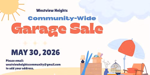 Westview Heights Community-Wide Garage Sale