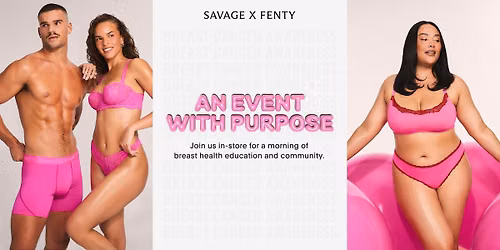 Savage x Fenty Breast Cancer Awareness In-Store Event: Roosevelt Field Mall