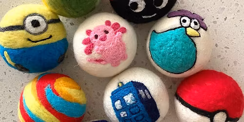 Needle Felting Wool Dryer Balls