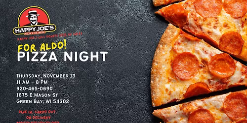 Happy Joe's Pizza Night for ALDO!