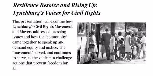 History Lecture: Lynchburg's Voices for Civil Rights