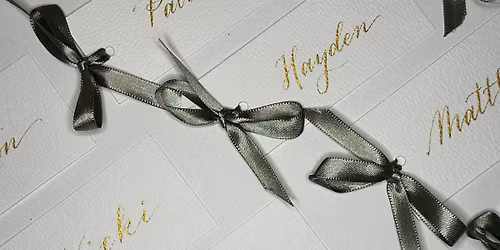 Come learn pointed pen calligraphy