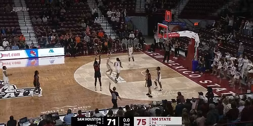 Sam Houston State Bearkats at New Mexico State Aggies Mens Basketball at Pan American Center