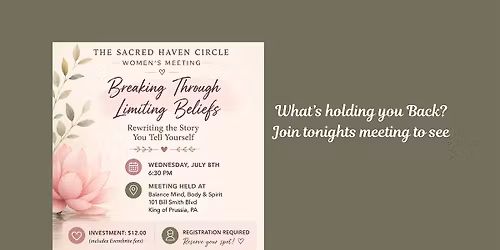 The Sacred Haven Circle Women's Meeting
