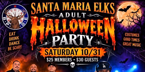 Santa Maria Elks Adult Halloween Party