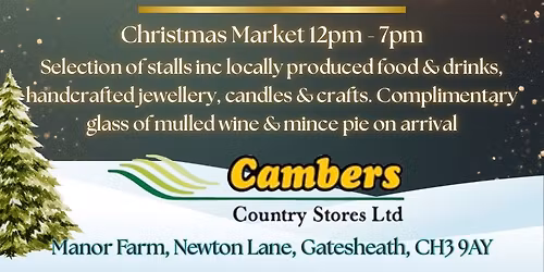 \ud83c\udf1f Cambers Christmas Market & Grand Welcome \ud83c\udf1f