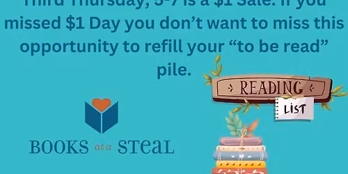 3rd Thursday $1 Sale