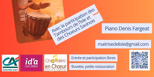 Concert ensemble vocal Ma\u00eetrise de l'Isle d'Abeau