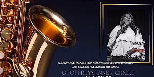 Live Jazz @ Geoffrey's Inner Circle ~ Mickala Cheadle  5\/17\/26