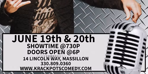 DON JAMIESON from VH1's "THAT METAL SHOW" at KRACKPOTS COMEDY CLUB, MASSILLON