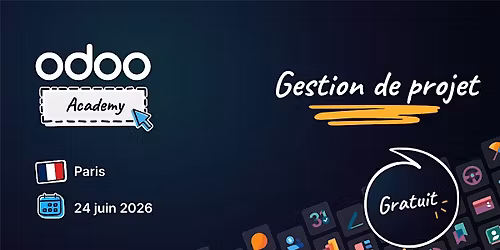Odoo Academy Gestion de Projet - Paris