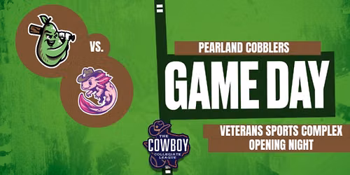 Pearland Cobblers Opening Night! 