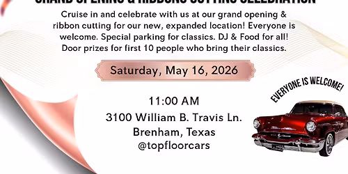 Grand Opening & Ribbon Cutting 