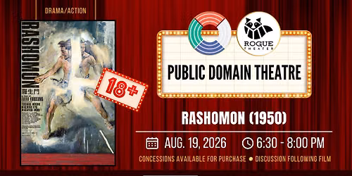FREE Public Domain Theatre: Rashomon (1950)