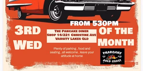 Pharoahs Car Club Gold Coast - Cars & Catch Up 