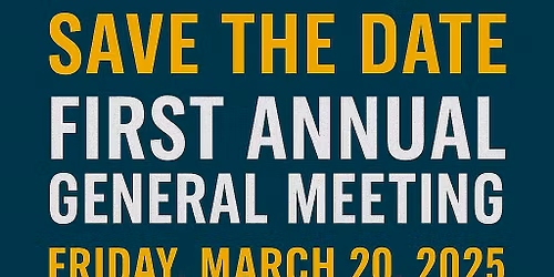 1st Annual General Meeting (AGM)