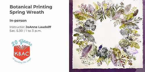 Workshop \u2013 Botanical Printing, Spring Wreath