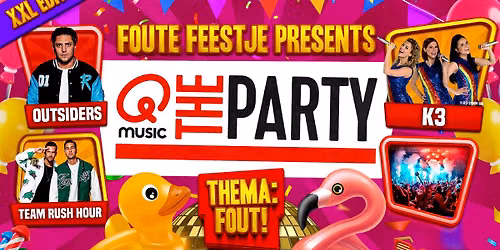 Foute Feestje XXL Tilburg: K3, Outsiders, Qmusic The Party en meer!