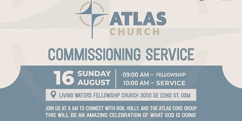 Atlas Church Commissioning Service