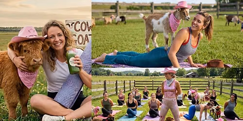 Cowgirl Goat Yoga & Fluffy Cow Visits | Statesville, NC