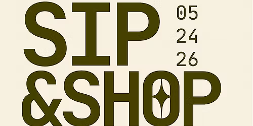 Sip & shop!
