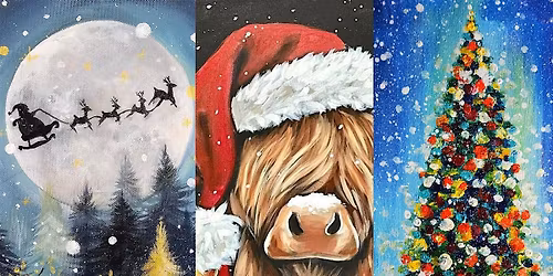 Christmas Paint and Sip - The Hungry Brush