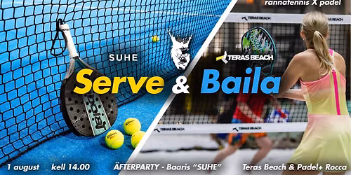 SERVE & BAILA \ud83c\udfbe - Esimene Padeli ja Rannatennise \u00fchine tango