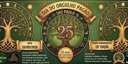 25°Edição - Celebração do Dia do Orgulho Pagão São Paulo