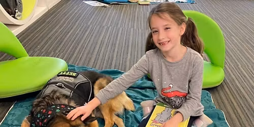 "Read with Me": Read with SOUL Harbour Ranch Therapy Dogs at Barrington Area Library